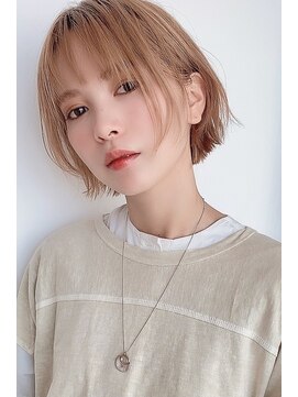 ノンダメージサロン ステラバイボヌール(Stella by Bonheur) 【ノンダメージサロンStella】無造作が可愛いminiボブ