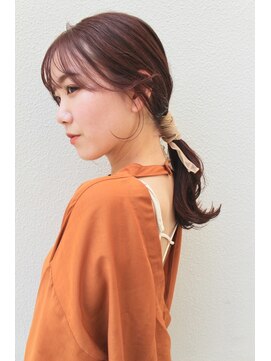 ゲリール ヘア プラス ケア(guerir hair+care) 【guerir hair＋care】ゆるっとアレンジ/ブラウンカラー