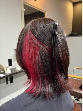 ネジヘアライフ(Nezi Hair Life) インナーカラー チェリーピンク