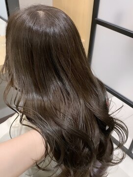 アース コアフュールボーテ 長野稲田店(EARTH coiffure beaute) モカブラウン艶カラーブリーチなしカラー