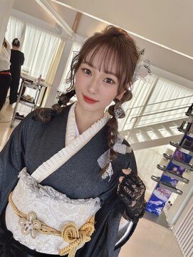 ブローチェ マカナ(BROCHE makana) 水引きツインテール