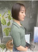 切りっぱなしボブ