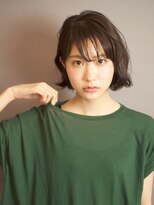 ベック ヘアサロン(BEKKU hair salon)&nbsp;前髪あり大人かっこいいゆるウェーブショートボブ[カット]