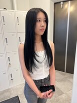 ボタン ハカタ(VOTAN hakata)&nbsp;【YU_KA】ブルーブラック/レイヤーカット/韓国ヘア