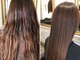 ヘアー ショコラ(hair CHOCOLAT)の写真/ナチュラルで柔らかい質感の“髪質改善ストレート”で扱いやすい自然な仕上がりに。
