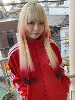 フィン(fin,)&nbsp;fin,/ブリーチ/パーマ/ハイトーン/ダブルカラー/インナーカラー