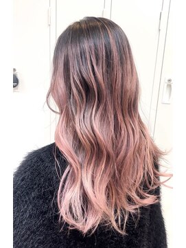 コレット 大宮(collet) ピンクバレイヤージュ appri大宮 yajima