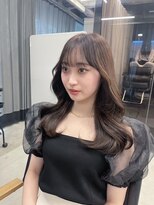アリュウル 表参道 青山(Allure) お顔周りカット/大人っぽブラウンカラー　上野
