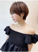 マッシュショート/ショートボブ/小顔カット/耳掛けショート