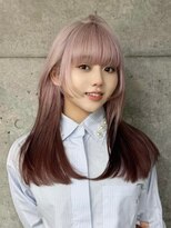 ソル バロール 表参道(SOL .valor)&nbsp;ネビージュ[表参道駅/青山/ケアブリーチ/ダブルカラー]