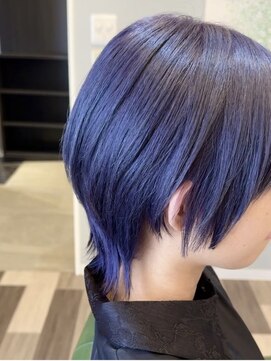 ランソ 新宿(RUNSO) くびれヘア×アプリコットオレンジ×夏×ハイライトカラー