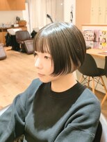 ボヌールヘアー(BONHEUR hair)&nbsp;ミニボブ×コントラストデザインカラー