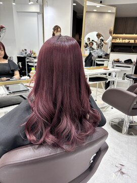 アイズ 横浜(IS) 【KAZUKI指名】ブリーチありのピンクラベンダーカラー♪♪