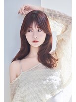 ケアリー 練馬(Carelly)&nbsp;デザインカラー/レイヤーカット/ウェットヘア/オリーブベージュ