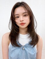 ホフ 大阪心斎橋店(F.O.F) オリーブベージュショートミニボブグレージュブリーチレイヤー