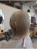 白髪ボカシ前頭ブリーチ