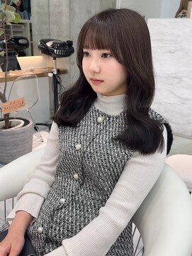 ロンドルピナス 小倉(Lond Lupinus) ミディアムヘア暗めカラー/デザインカラー/フェイスフレーミング