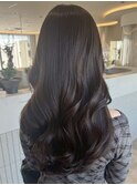 津市ロングレイヤーカットハッシュカット透明感カラー重めロング