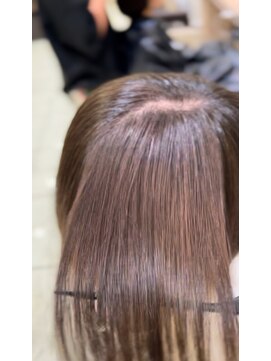 アッシュ 戸田公園店(Ash) 濃い白髪染めをナチュラルグレージュにチェンジ