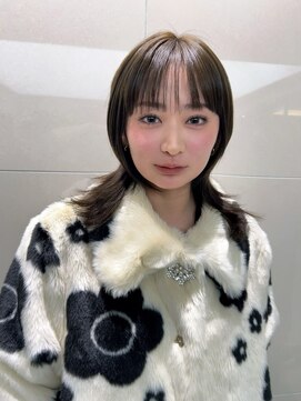 ピークアブー ワン(PEEK-A-BOO ONE) マッシュウルフブリーチなしカラーオリーブ