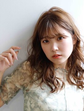 ロッソ ヘアアンドスパ 北千住店(Rosso Hair&SPA) セミロングレイヤー巻きスタイリング【北千住】