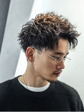 アース 天満橋店(HAIR & MAKE EARTH) 20代30代◎波巻きツイストスパイラル！ビジネス刈り上げショート