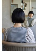 切りっぱなしボブ