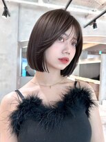 ヴィヴィー 青山表参道店(ViVIE)&nbsp;透明感グレージュ×ボブ