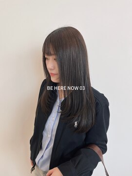 ビーヒアナウ N゜03 金沢駅西店(BE HERE NOW) 【韓国ヘア/レイヤーカット/グレージュカラー】
