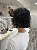 bob perm　外ハネスタイル