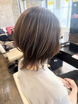 スタイル 皆実店(STYLE)&nbsp;ベージュ/ハイライト/ミディアム/白髪ぼかし/レイヤー