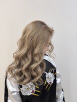 エムスリーヘアー イオンマリンピア店(MIII HAIR)&nbsp;大人可愛いハイトーンベージュ