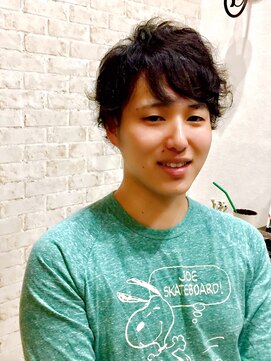 オハナヘアー(OHANA HAIR) 【men's】強めパーマ♪ナチュラル仕上げ