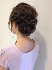 結婚式　二次会　ヘアセットお任せください♪