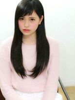 アンネル(An nelle)&nbsp;【An nelle】ショートバング黒髪うる艶ストレートロング