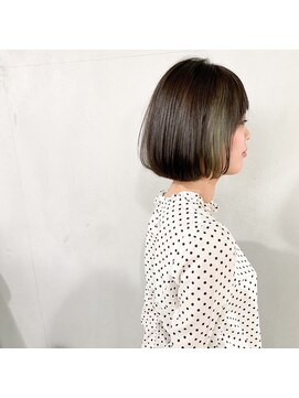 タグ(#tag) #耳掛けインナーボブ