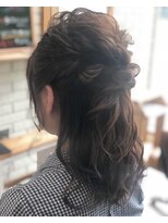 ルチェア ヘア(Lucea Hair)&nbsp;ハーフアップアレンジ