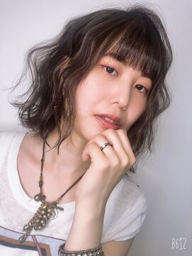 シーデン(C-den) 魅惑のアンニュイパーマ×外国人風大人ハイライト×グレージュ