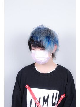 クリップ ジョイント ゴッド(CLIP JOINT GOD) ブルーメッシュホワイトシルバー