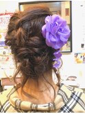 浴衣に最適！ゆるふわモテアップ