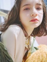 ナンバー ジルバ 立川(N° jillva) 大人可愛い20代30代小顔ボブ丸み前下がりアッシュベージュ