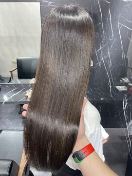 ラグレス 大阪梅田店(LAGRECE) 最高級髪質改善/大人かわいい/カーキグレージュ/ボブ