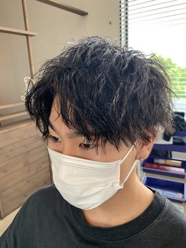 ラ メール ヘア デザイン(La mer HAIR DESIGN) センターパート×ツイストミックス