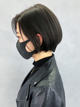 アイティーバイアルバム 下北沢店(IT by ALBUM) グレージュショート_外ハネボブセクションカラー_ba363162