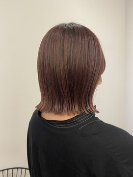 リリアーナ(LILIANA) 池袋　イルミナカラー　切りっぱなし　ほんのりピンクブラウン♪