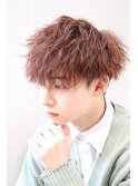 パーミングマッシュ 横顔 無造作 マッシュ 韓国 韓流