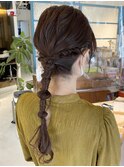 編み下ろしアレンジ☆