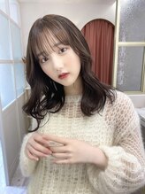 ランド 原宿表参道(LAND) 前髪カットが可愛い☆透明感カラー☆ブラウンベージュ☆髪質改善