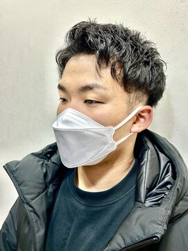 ヨシザワインク プレミアム 築地店(YOSHIZAWA Inc. PREMIUM) アップバングパーマ/ツーブロック／スッキリ／くせ毛/骨格カット