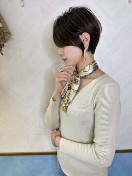 ロンド ストラーダ 心斎橋(Lond strada) ショート×ハイライト白髪ぼかし×シルキーベージュ[心斎橋]